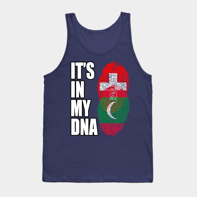 Switzerland And Maldivian Mix DNA Heritage Tank Top by Just Rep It!!